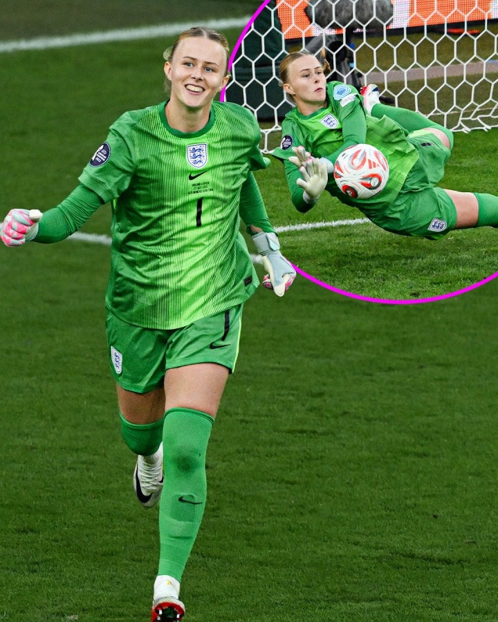 决赛扑点+MVP！英格兰门将汉普顿斜视，医生说不适合从事职业运动