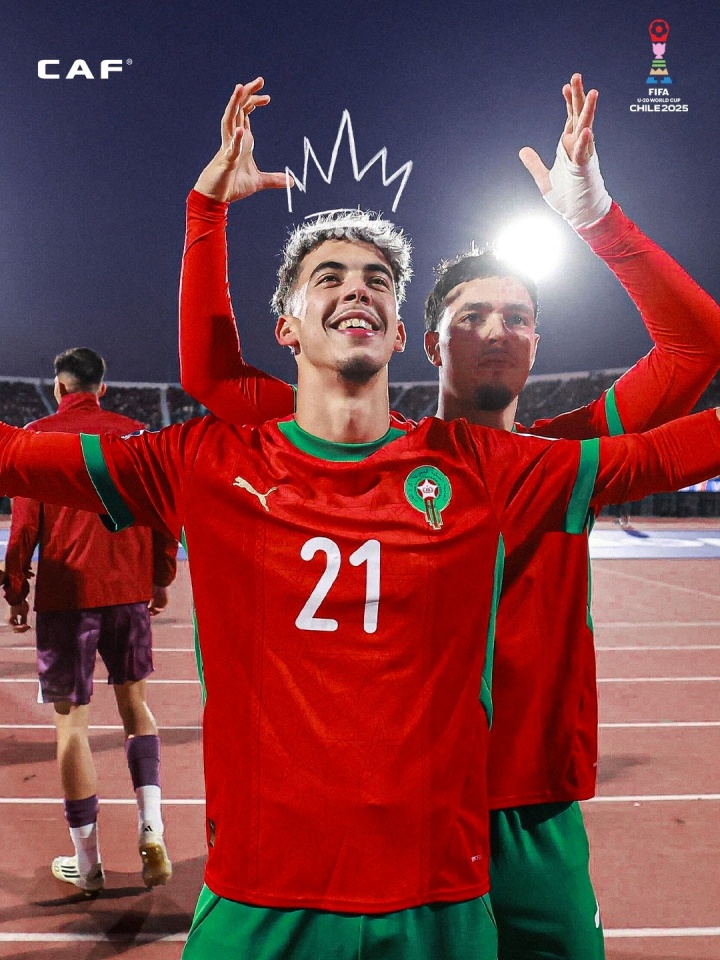 本届世青赛轰5球！摩洛哥小妖扎比里效力葡超，决赛双响斩阿根廷